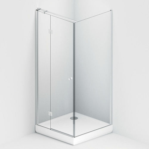 Cabine de douche en verre trempé - Kanto Plus - BALTECO AS - avec porte battante / d'angle / résidentielle