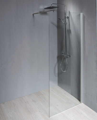 Paroi de douche fixe - Form  - BALTECO AS - d'angle / en verre trempé / sur mesure