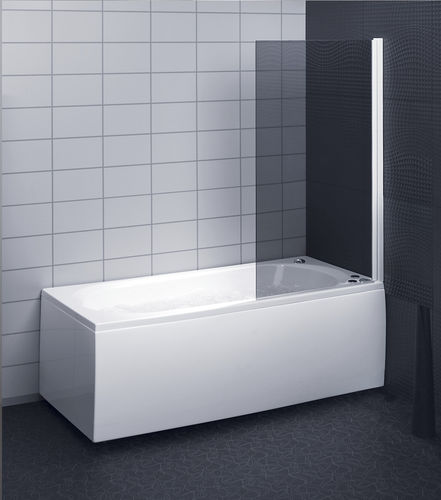 Pare-baignoire pliant - BALTECO AS - à gauche / en verre trempé / 1 volet