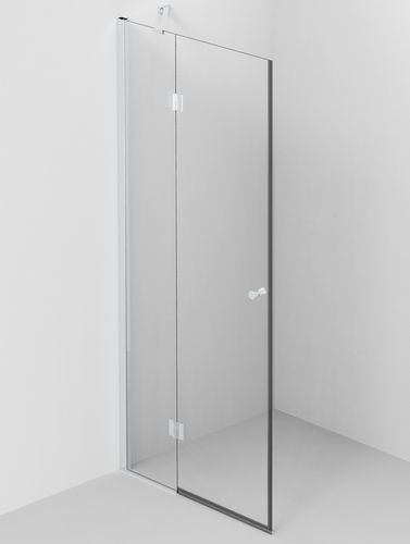 Porte de douche pliante - Fold Plus - BALTECO AS - battante / d'angle / en verre trempé