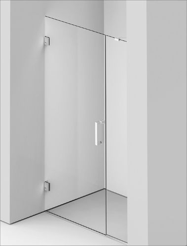Paroi de douche battante - Concept 6 - BALTECO AS - en niche / en verre trempé / sur mesure