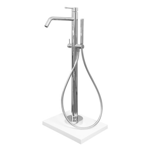 Mitigeur de baignoire - Alpi A4 - BALTECO AS - au sol / en inox / 1 trou