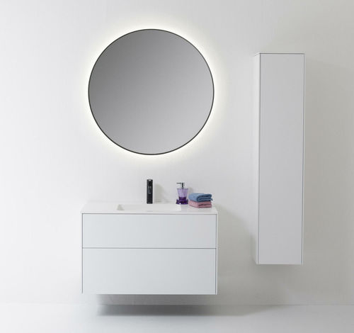 Meuble vasque suspendu - Vida - BALTECO AS - MDF / en Solid Surface / contemporain