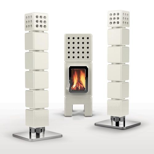 Radiateur à eau chaude - THERMOSTACK TOWER - LA CASTELLAMONTE Stufe di Ceramica - 800 w / 1800 w / contemporain