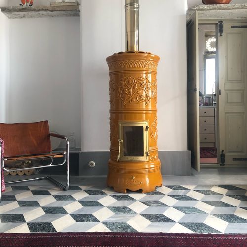 Poêle à bois - RONDÒ - LA CASTELLAMONTE Stufe di Ceramica - 0 - 5 kW / 5 kW - 10 kW / à poser
