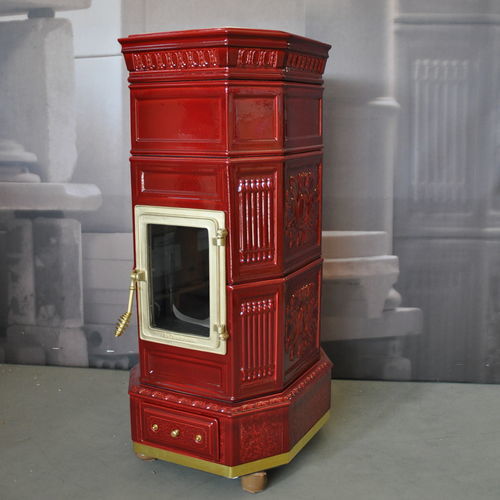 Poêle à bois - OTTAGONA - LA CASTELLAMONTE Stufe di Ceramica - 5 kW - 10 kW / 10 kW - 20 kW / à poser