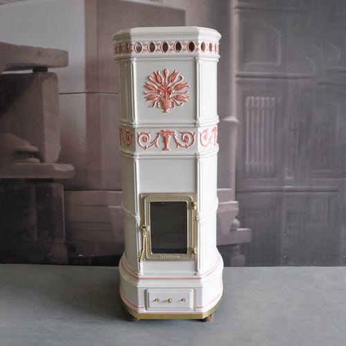 Poêle à bois - GRAND'OVALE - LA CASTELLAMONTE Stufe di Ceramica - 10 kW - 20 kW / au sol / classique