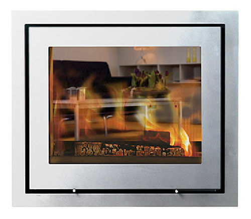 Insert de cheminée double face - H570 T R - LOTUS Heating Systems A/S - à bois