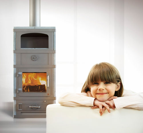 Poêle à bois - 2060/2260 - LOTUS Heating Systems A/S - traditionnel / en acier / avec chauffe-plat