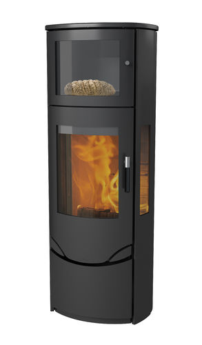 Poêle à bois - PRIO 7 - LOTUS Heating Systems A/S - à 3 faces / contemporain / en métal