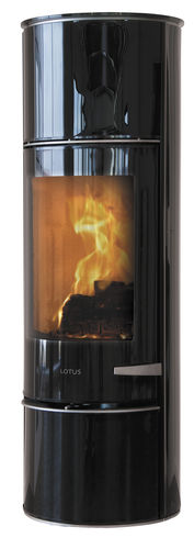 Poêle à bois - PRESTIGE MAGIC  - LOTUS Heating Systems A/S - contemporain / en métal / noir