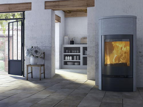 Poêle à bois - JUBILEE 35 M - LOTUS Heating Systems A/S - contemporain / en pierre ollaire