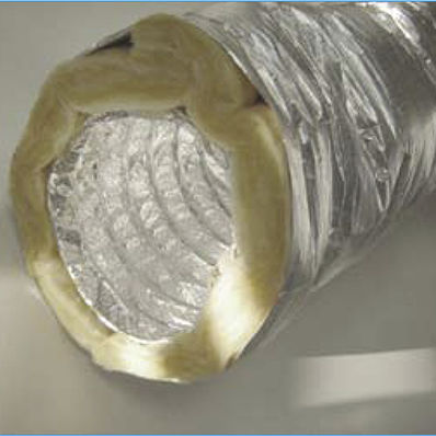 Conduit d'air flexible - Nilan A/S - en polyester / à isolation thermique