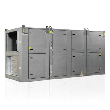 Unité de ventilation centralisée - VPM 600-3200  - Nilan A/S - double flux / professionnelle / thermodynamique