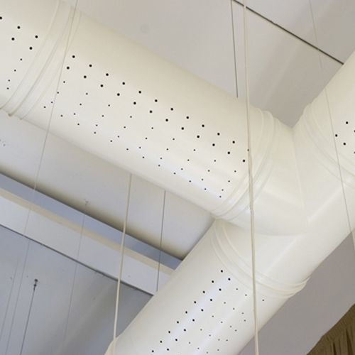 Conduit de distribution d'air rigide - INDUTAIR - ROCCHEGGIANI SPA - en métal