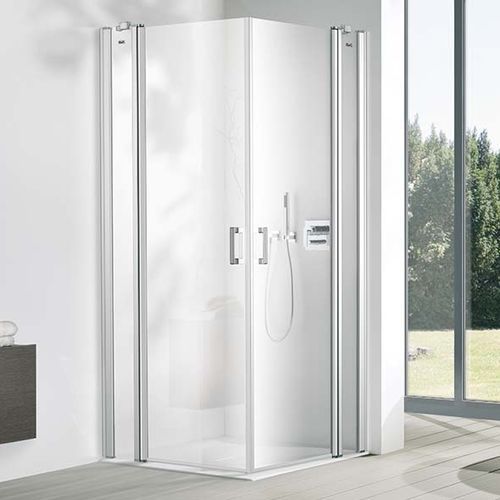 Cabine de douche en verre - CARIBA® - Roth Werke GmbH Energie- und Sanitärsysteme - en aluminium / à portes coulissantes / d'angle