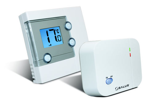 Thermostat pour chauffage - RT300RF - Salus Controls GmbH - d'ambiance / gris / sans fil