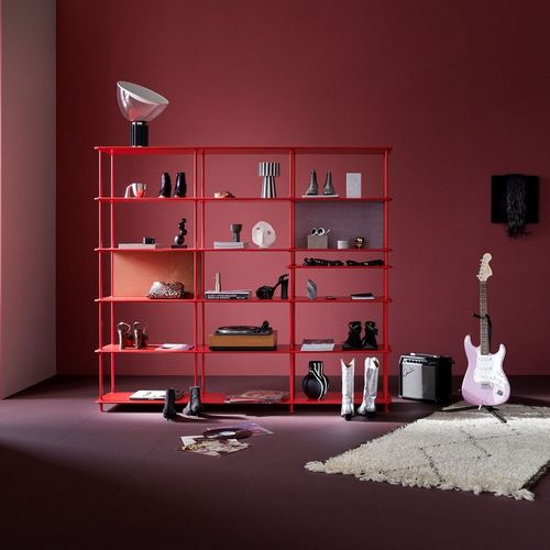 Étagère contemporaine - Free 555100 - Montana Furniture - en MDF laqué / en métal laqué / blanche
