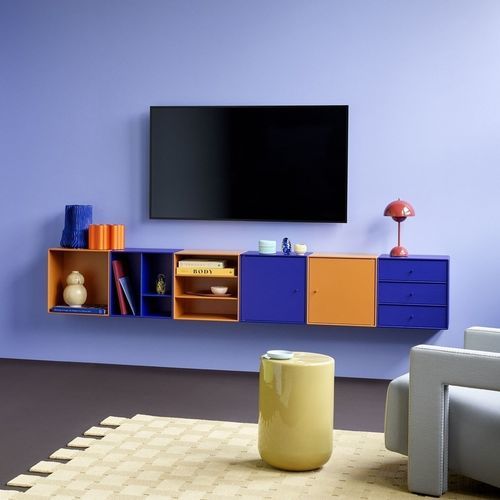 Meuble de rangement mural - Mini 1004 - Montana Furniture - contemporain / en MDF laqué / couleur personnalisable