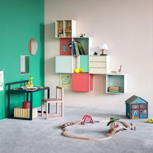 Miroir mural - Mini MSQ - Montana Furniture - contemporain / rond / carré