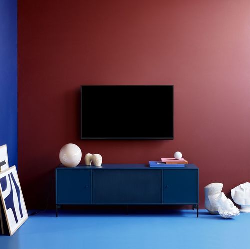 Meuble TV contemporain - OCTAVE III - Montana Furniture - avec tiroirs / en MDF laqué / marron