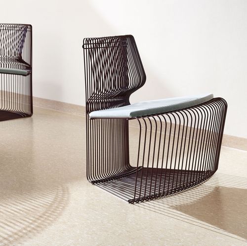 Coussin pour chaise - Pantonova Concave - Montana Furniture - carré / en forme de D / à motif