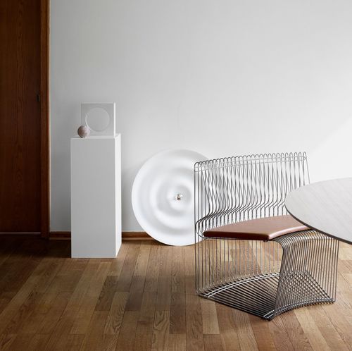 Chaise contemporaine - Pantonova Convex - Montana Furniture - d'intérieur / en acier inoxydable / en acier à revêtement par poudre