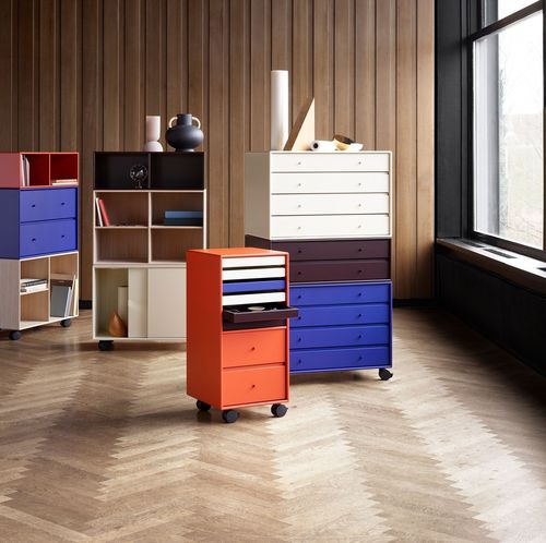 Étagère modulable - 7112 - Montana Furniture - contemporaine / en MDF laqué / avec rangement