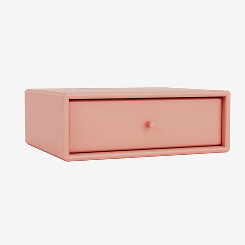 Table de chevet contemporaine - 8162 - Montana Furniture - en MDF laqué / avec piètement en MDF laqué / rectangulaire