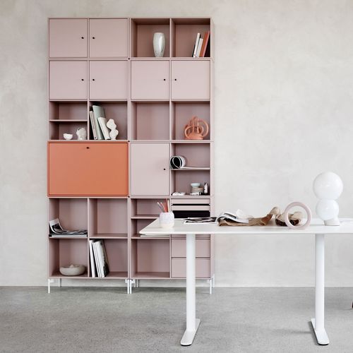Meuble de rangement sur pied - 1120 - Montana Furniture - mural / à roulettes / contemporain