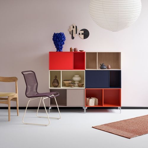 Buffet haut - FLUTTER - Montana Furniture - contemporain / en MDF laqué / avec étagère
