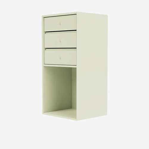 Meuble de rangement sur pied - 1462 - Montana Furniture - mural / à roulettes / en MDF laqué