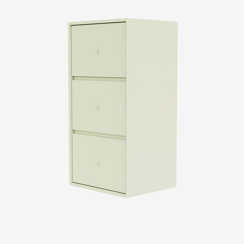 Meuble de rangement sur pied - 1663 - Montana Furniture - mural / à roulettes / contemporain