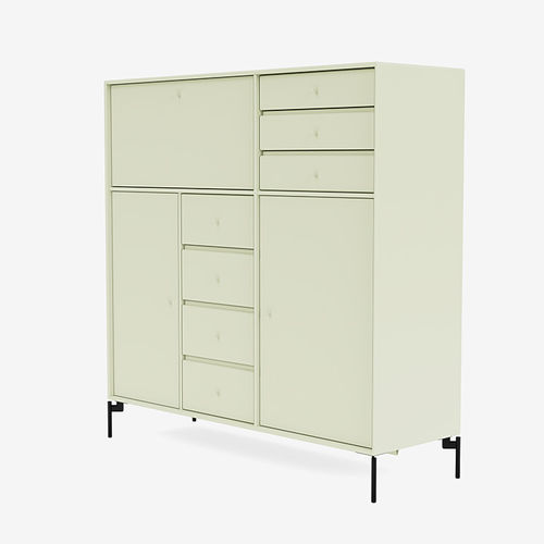 Buffet haut - Mega 201802 - Montana Furniture - contemporain / en MDF laqué / en métal