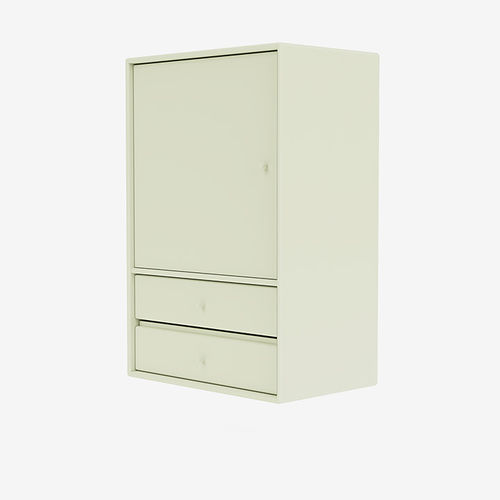 Meuble de rangement sur pied - 1542 - Montana Furniture - mural / à roulettes / contemporain