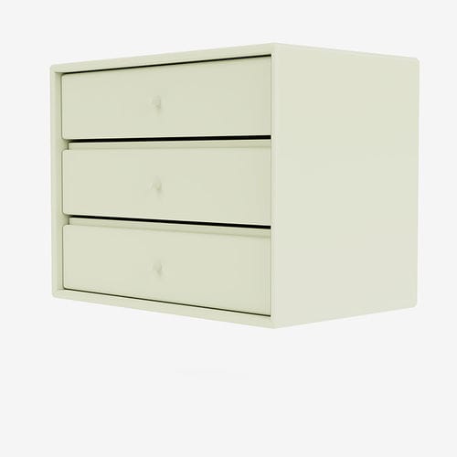Meuble de rangement sur pied - 6241 - Montana Furniture - mural / à roulettes / en MDF laqué