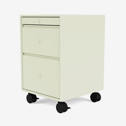 Caisson de bureau en MDF laqué - 4271 - Montana Furniture - à 3 tiroirs / à roulettes