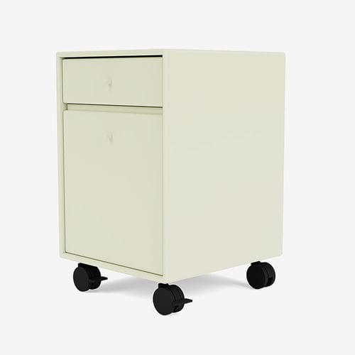 Caisson de bureau en MDF laqué - 4166 - Montana Furniture - à 2 tiroirs / à roulettes
