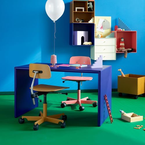 Bureau sur pied - 00X6010057 - Montana Furniture - contemporain / en MDF laqué / droit