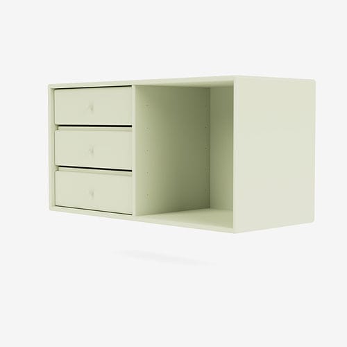 Meuble de rangement sur pied - 6223 - Montana Furniture - mural / à roulettes / contemporain