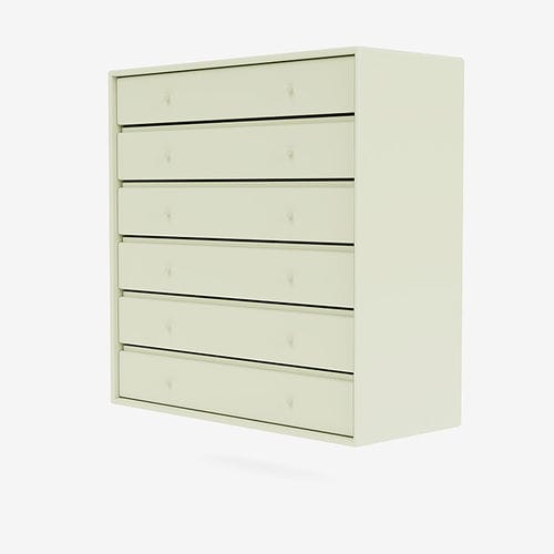 Commode contemporaine - 1122 - Montana Furniture - en MDF laqué / à roulettes / murale