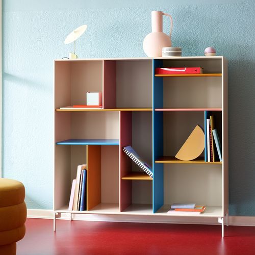 Buffet haut - Mega 201801 - Montana Furniture - contemporain / en MDF laqué / avec étagère