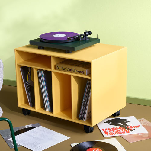 Meuble de rangement à roulettes - SPIN I  - Montana Furniture - contemporain / en MDF laqué / couleur personnalisable