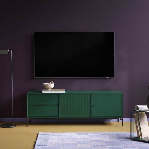 Meuble TV contemporain - OCTAVE VI  - Montana Furniture - lowboard / avec tiroirs / en MDF laqué