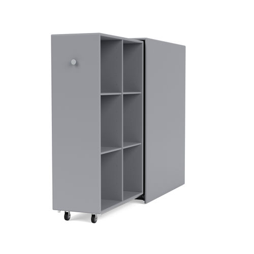 Étagère à roulettes - CARGO C2490L - Montana Furniture - contemporaine / en MDF / pour le télétravail