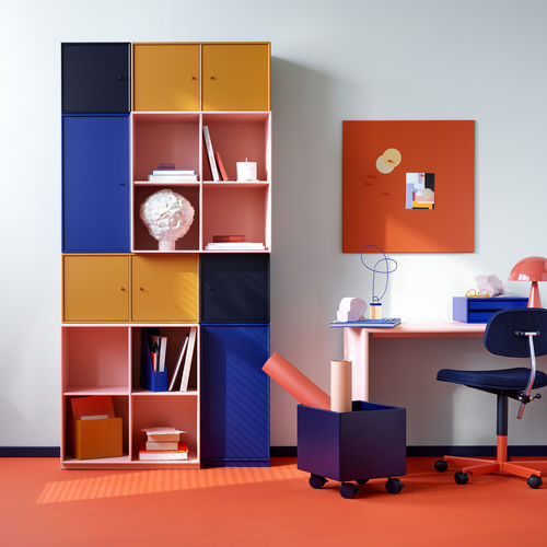 Bibliothèque murale - 1112 - Montana Furniture - contemporaine / en MDF laqué / avec rangement