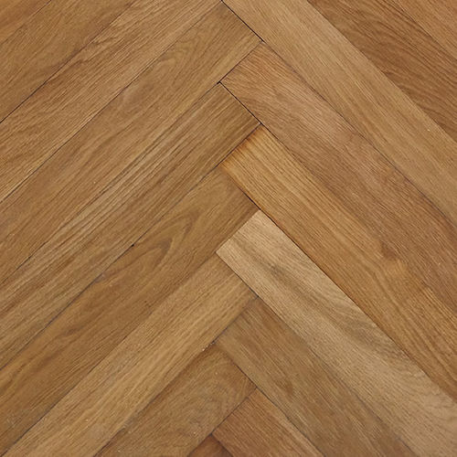 Parquet massif - BOHEMIAN WORKS - en chêne / à batons rompus / finition mat