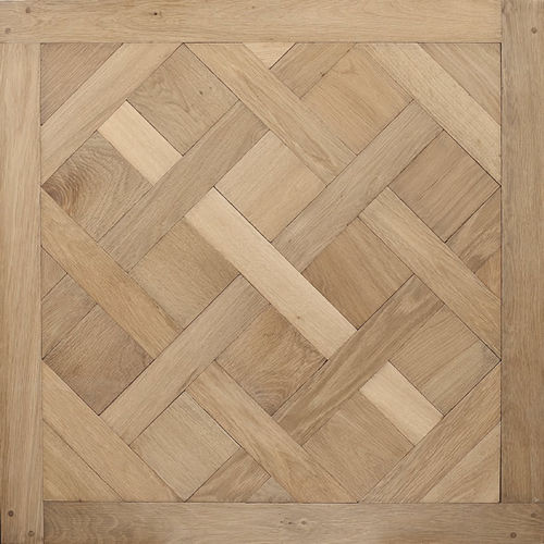 Parquet massif - BOHEMIAN WORKS - en chêne / avec incrustations / dalle de Versailles