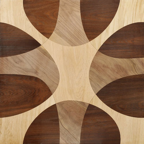 Parquet massif - ORGANIC EVO - BOHEMIAN WORKS - avec incrustations / laqué / huilé