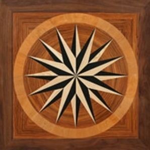 Parquet massif - SPIERE - BOHEMIAN WORKS - avec incrustations / laqué / huilé